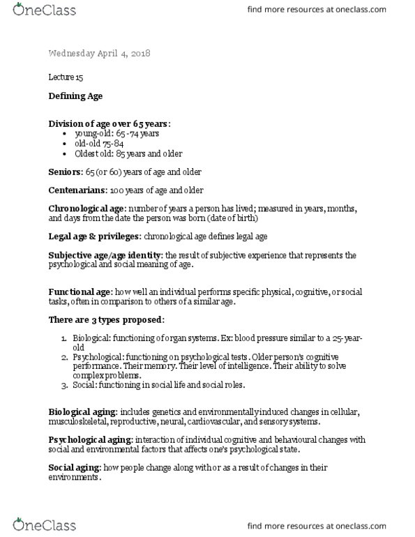 HLTH 1001 Lecture Notes - Lecture 13: Legal Age, Human Musculoskeletal System, Circulatory System thumbnail