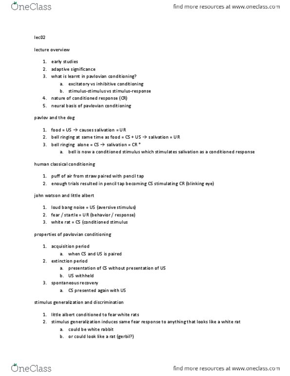 NROC61H3 Lecture Notes - Analgesic, Speed Of Light, Opponent Process thumbnail