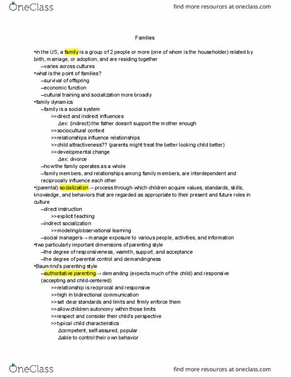 PSYC 355 Lecture Notes - Lecture 19: Parenting Styles, Complications Of Pregnancy, Risky Sexual Behavior thumbnail