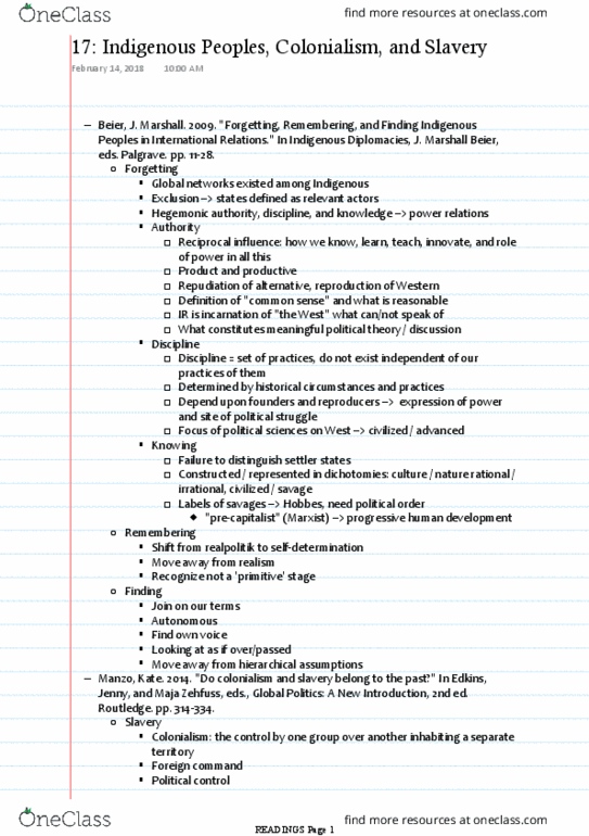 POL208Y1 Chapter Notes - Chapter 17: Realpolitik, Free Trade, Structural Adjustment thumbnail