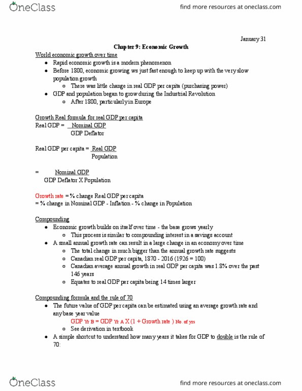 ECO 1102 Lecture Notes - Lecture 3: Gdp Deflator, Savings Account, Foreign Portfolio Investment thumbnail