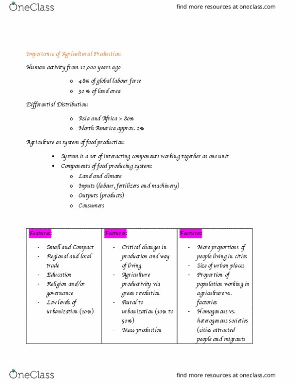 GEOG 1HB3 Chapter Notes - Chapter 7: Mass Production thumbnail