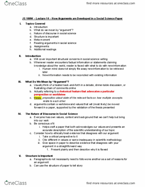 JS 100W Lecture Notes - Lecture 14: Institute For Operations Research And The Management Sciences, Authoritarianism thumbnail