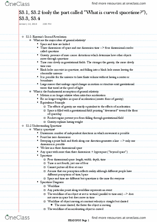 AST201H1 Chapter Notes - Chapter S3.1-S3.4: Observable Universe, Equivalence Principle, Rocket Engine thumbnail