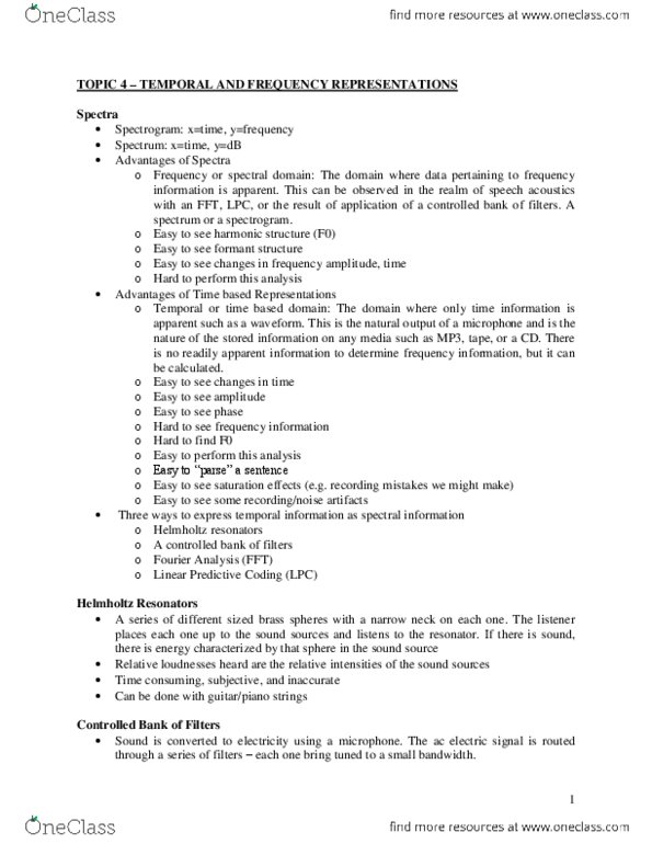 LIN323H1 Lecture Notes - Frequency Domain, Time Series, Eyepiece thumbnail