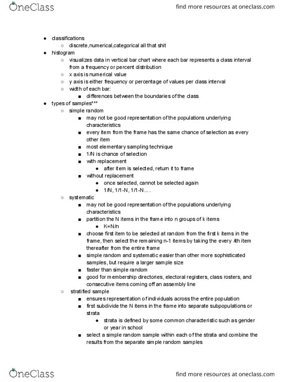 Econ Study Guide Spring Final Standard Deviation