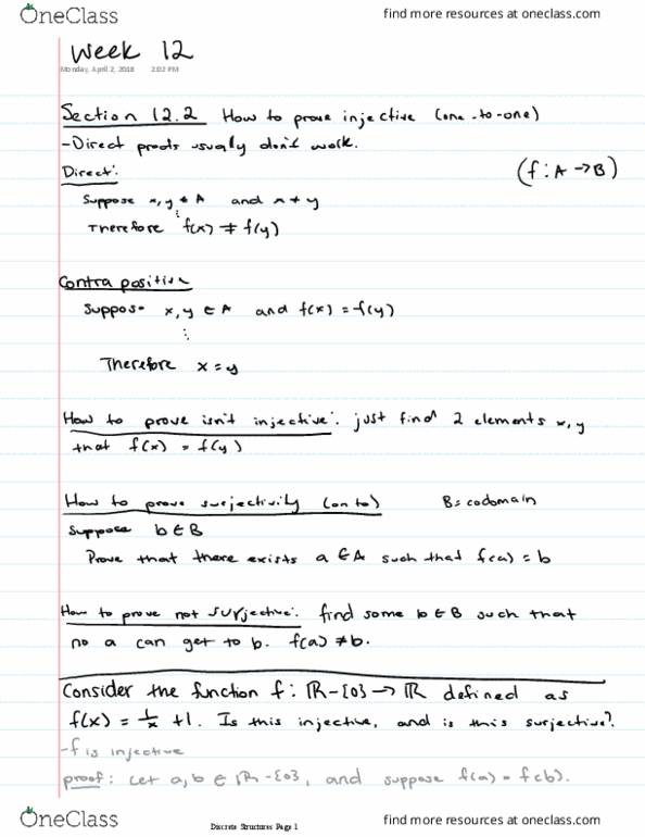 COMP 3240 Lecture 12: week 12 Function proofs thumbnail