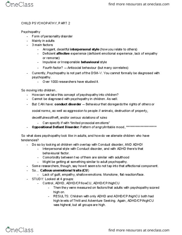 PSYC 319 Lecture Notes - Lecture 21: Amygdala, Twin Study, Twin thumbnail