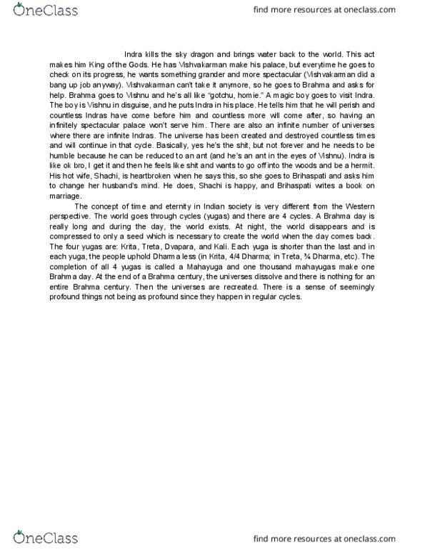 MMW 12 Chapter Notes - Chapter Reading: Vishvakarman, Hindu Units Of Time, Yuga thumbnail