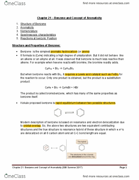 01:160:308 Lecture Notes - Lecture 27: Substituent, Benzophenone, Phenyl Group thumbnail
