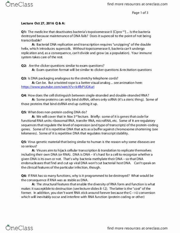 01:447:384 Lecture Notes - Lecture 96: Chromatin, Lysine, Thymidine thumbnail