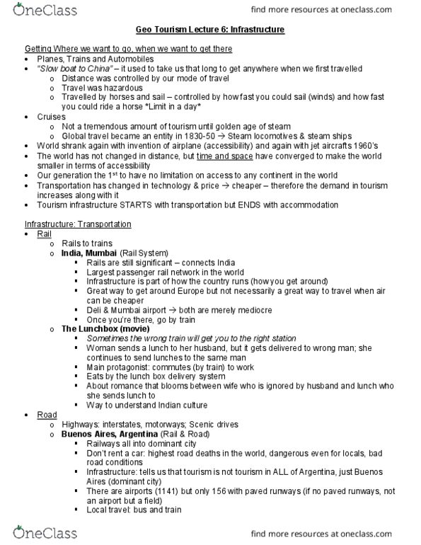 Sociology 2260A/B Lecture Notes - Lecture 6: Carnival Legend, Water Slide, Rio De Janeiro thumbnail