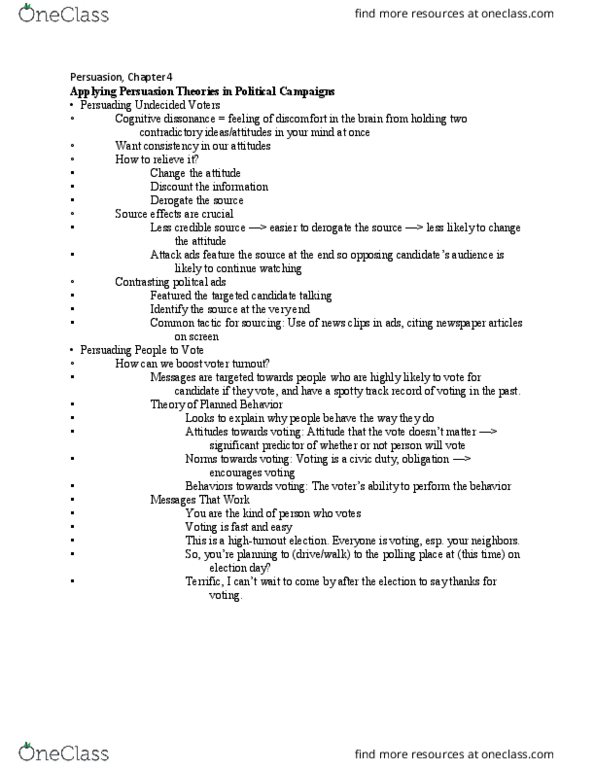 STRC 2112 Lecture Notes - Lecture 4: Cognitive Dissonance thumbnail