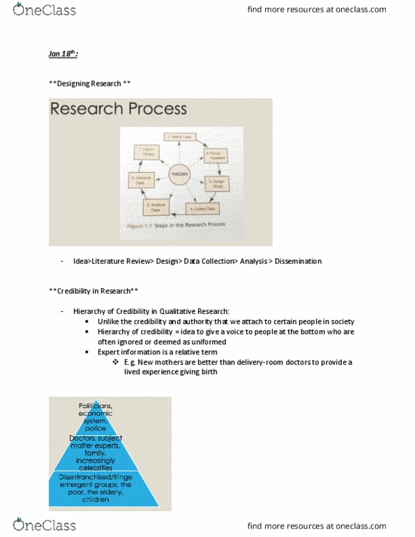 SOAN 3070 Lecture Notes - Lecture 2: Smoking Cessation, Scientific Method, Alcoholism thumbnail