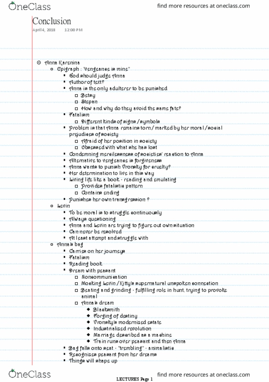 SLA212H1 Lecture Notes - Lecture 20: Beekeeping, Fatalism thumbnail