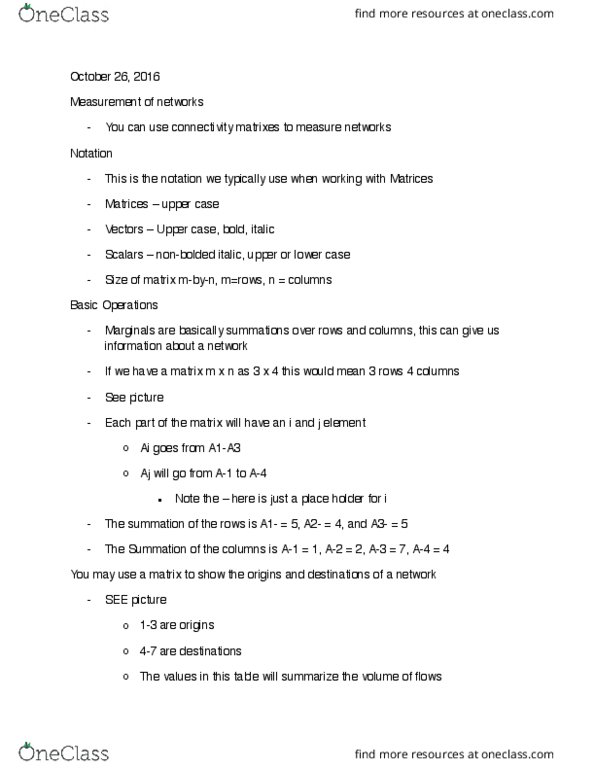 GEOG 3LT3 Lecture Notes - Lecture 11: Scalar Multiplication, Origins Game Fair thumbnail