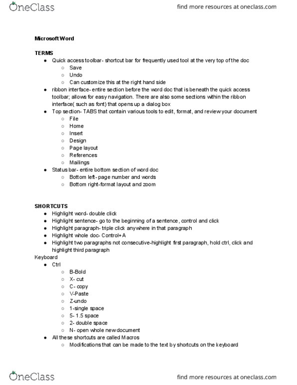 PLS 21 Lecture Notes - Lecture 2: Mail Merge, Dialog Box, Page Layout thumbnail