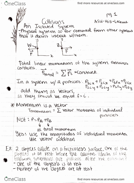 PHY 121 Lecture 10: Part 1 Collisions thumbnail