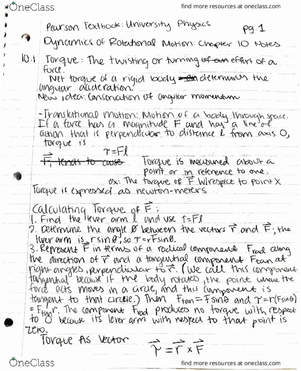 PHY 121 Lecture Notes - Lecture 12: Horsepower, Neural Cell Adhesion Molecule, Interactive Voice Response thumbnail