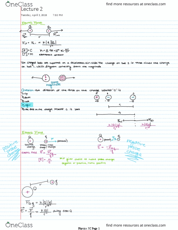 PHYSICS 5C Lecture 2: LECTURE 2 thumbnail