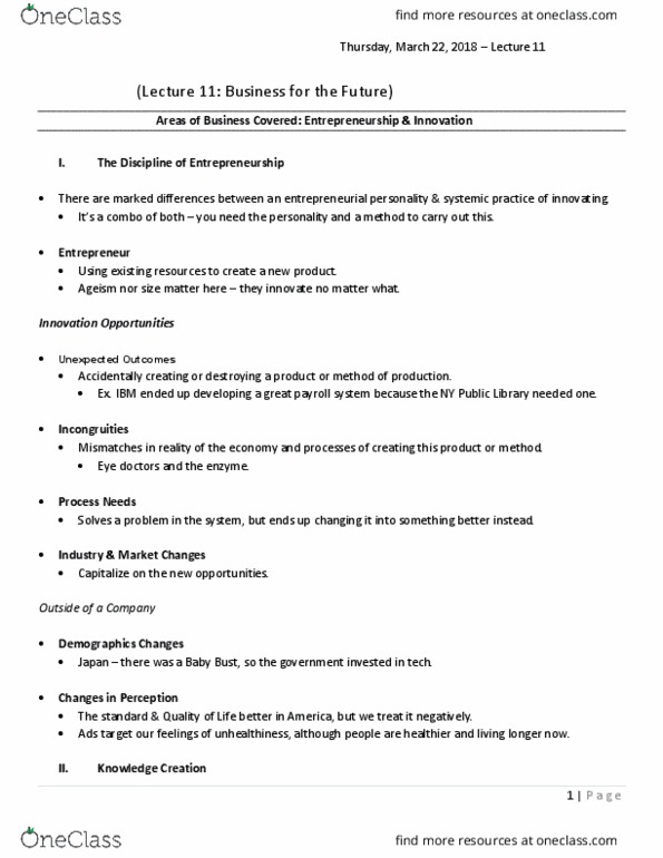 ADMS 1010 Lecture Notes - Lecture 10: Tacit Knowledge, Ageism thumbnail