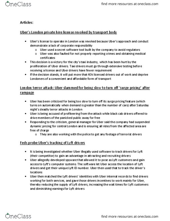 MGM101H5 Chapter Notes - Chapter 4: Lyft, Hackney Carriage thumbnail