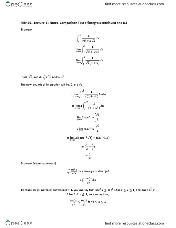 MTH 251 Lecture Notes - Lecture 11: Farad thumbnail