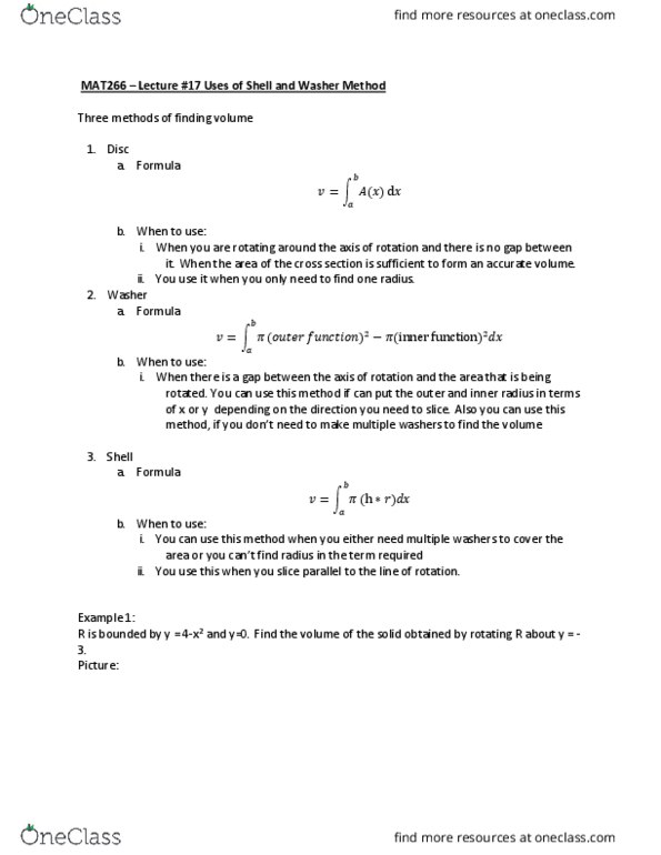 MAT 266 Lecture Notes - Lecture 17: Formula 4 thumbnail