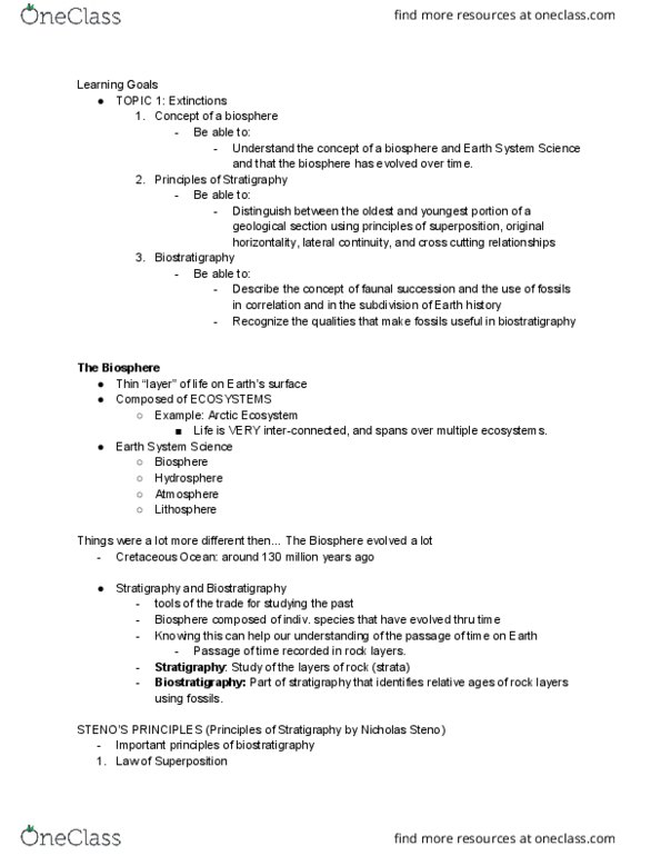 EOSC 114 Lecture Notes - Lecture 29: James Ussher, Cenozoic, Cave Bear thumbnail