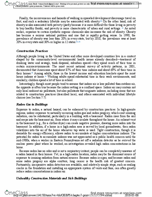 EESA10H3 Chapter Notes - Chapter 7: Hexachlorophene, Vesuvius Plc, Chronic Obstructive Pulmonary Disease thumbnail