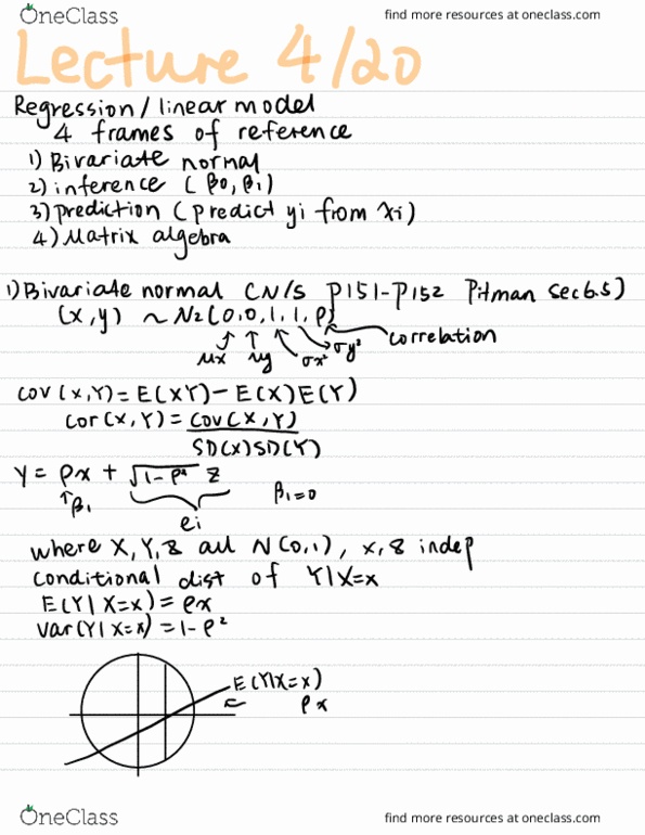 STAT 135 Lecture Notes - Lecture 28: Matrix Ring thumbnail