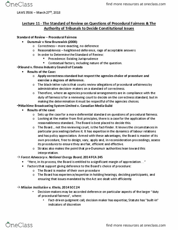 LAWS 3506 Lecture 11: Lecture 11 thumbnail