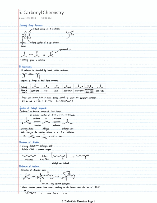 CHEM 283 Lecture 11: 5. Carbonyl Chemistry thumbnail