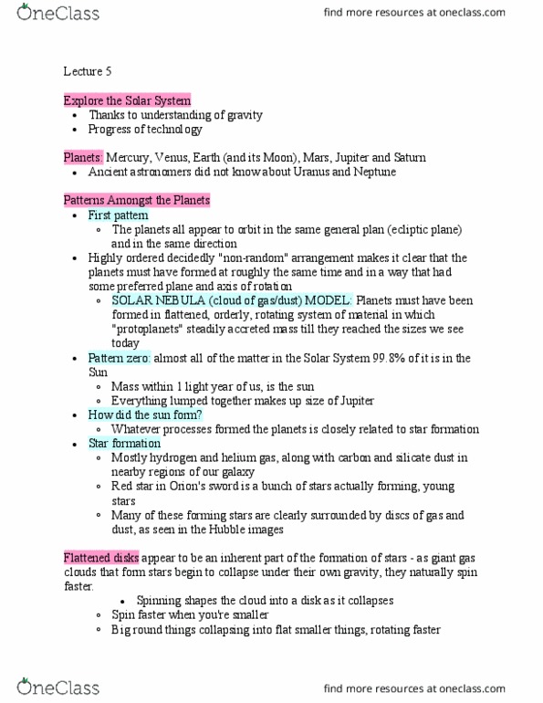 ASTR 101 Lecture Notes - Lecture 5: Lithosphere, Methane Clathrate, Copernican Revolution thumbnail