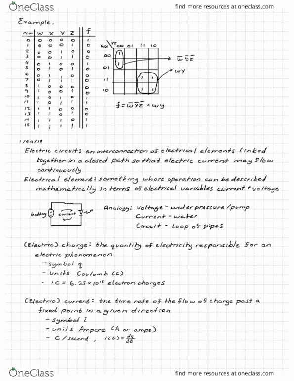 ECE 110L Lecture Notes - Lecture 3: Electrical Element thumbnail