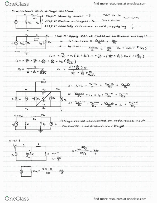 ECE 110L Lecture Notes - Lecture 8: Voltage Source, Verb, Yi I thumbnail