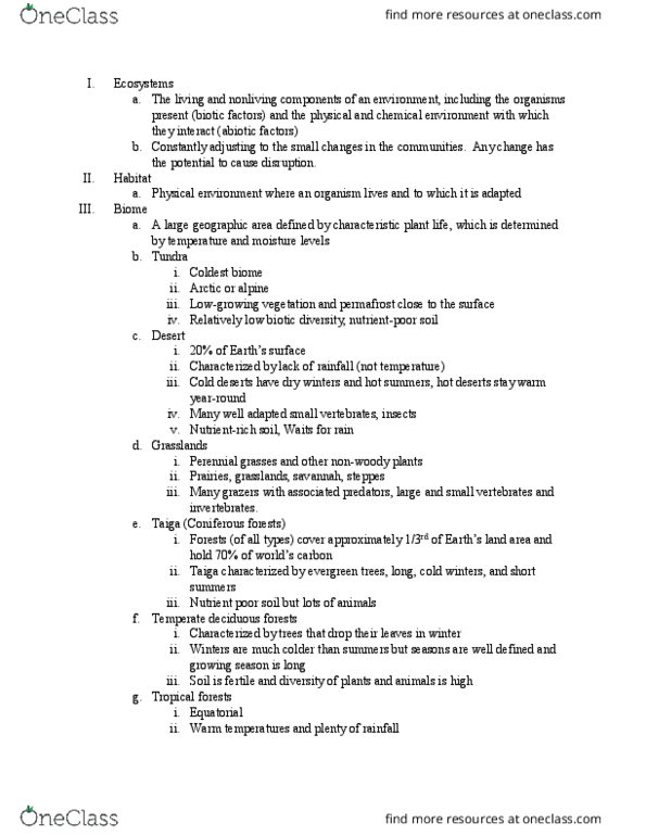 BSC 2005 Lecture Notes - Lecture 15: Global Warming, Evaporation, Estuary thumbnail