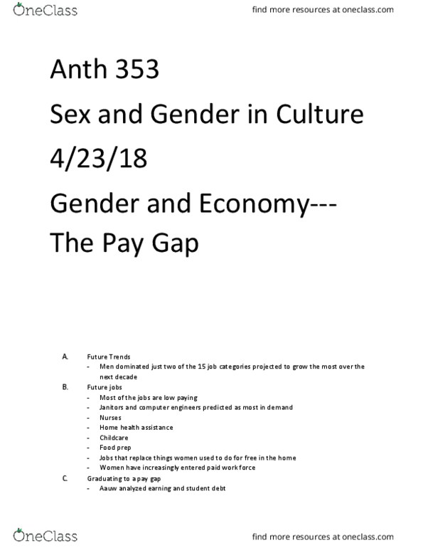 ANTH 353 Lecture 12: The Pay Gap thumbnail