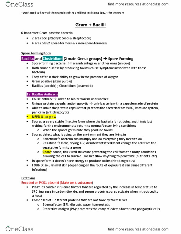 HSS 1100 Lecture Notes - Lecture 5: Bacteriuria, Infant Formula, Headache thumbnail