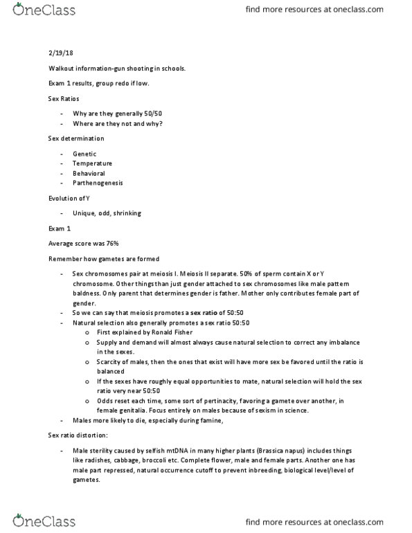 BIOL10210 Lecture Notes - Lecture 10: Wood Lemming, Echiura, Mycosis thumbnail