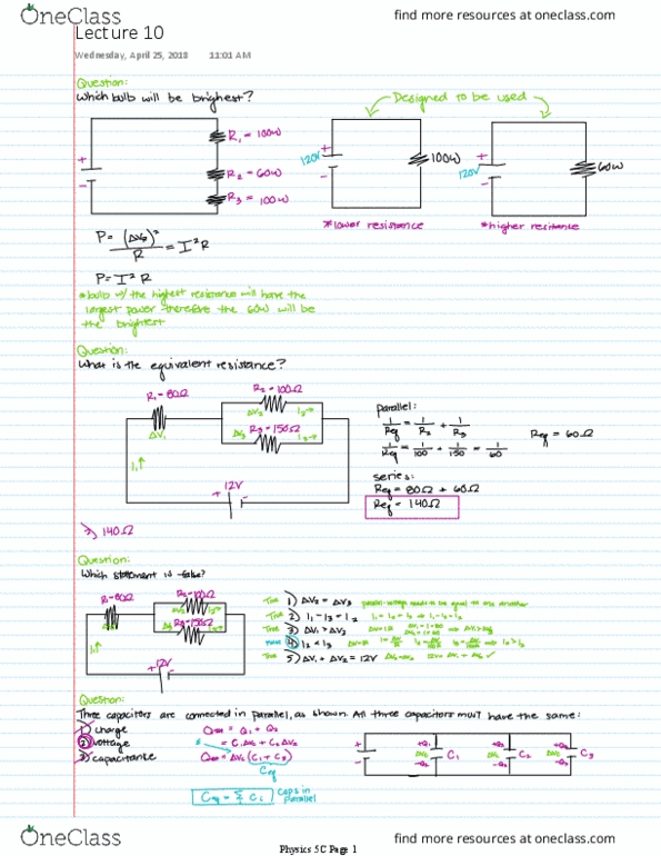 PHYSICS 5C Lecture 10: LECTURE 10 thumbnail