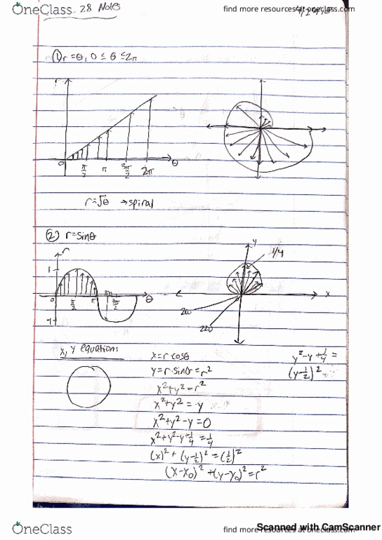 MATH 231 Lecture 28: Math 231 Lecture 28 & Discussion 17 Notes thumbnail