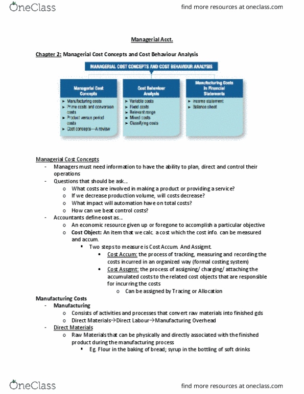 COMMERCE 2AB3 Chapter Notes - Chapter 2: Behaviorism, Flat Rate, Balance Sheet thumbnail