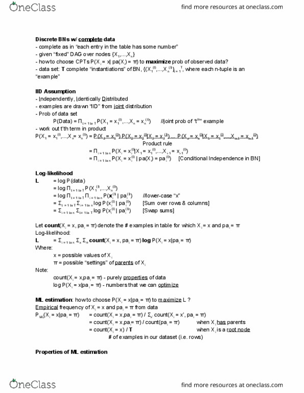 CSE 150 Lecture Notes - Lecture 8: Product Rule, Bayes Estimator, Asteroid Family thumbnail
