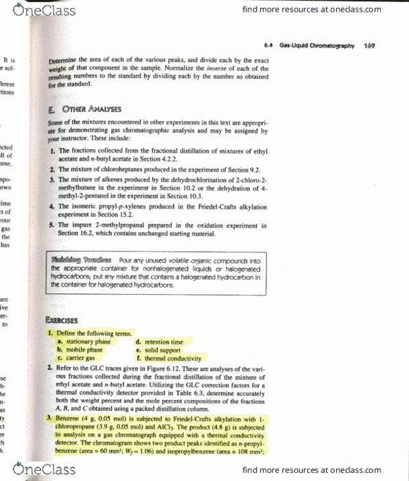 CHEM 2152 Lecture Notes - Lecture 2: Thermal Conductivity Detector, Butyl Acetate, Ethyl Acetate thumbnail