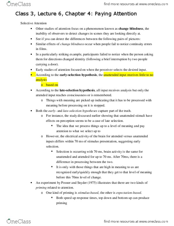 PS260 Lecture Notes - Lecture 6: Handsfree, Parietal Lobe, Dependent And Independent Variables thumbnail