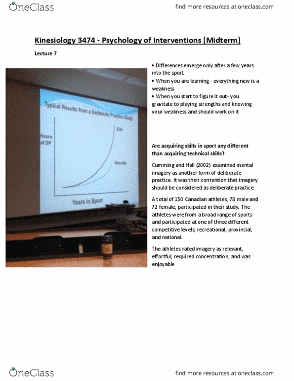 Kinesiology 3474A/B Lecture 7: Acquiring Skills thumbnail