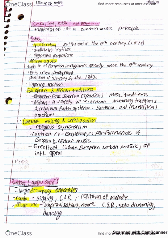 MUS 133 Lecture 26: Mus133 Lecture 26 Notes thumbnail