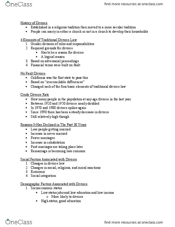 CFD 1450 Lecture Notes - Lecture 1: Socioeconomic Status, Social Integration, Social Exchange Theory thumbnail