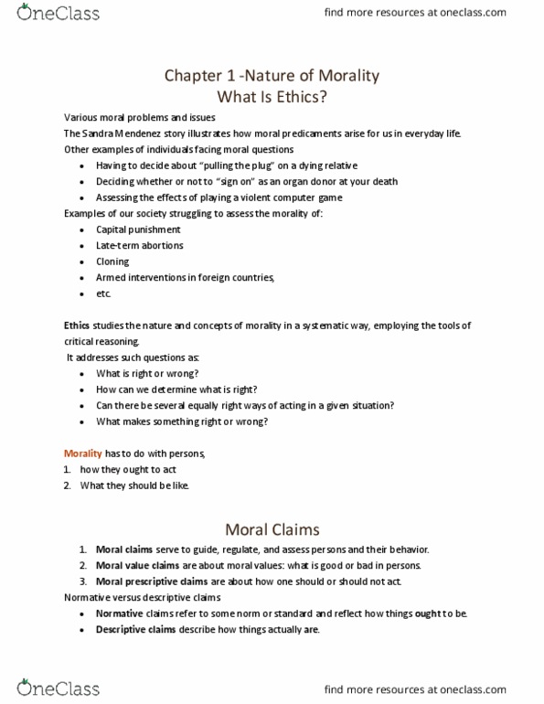 FCSE 3120 Lecture Notes - Lecture 1: Organ Donation, Cloning, Virtue Ethics thumbnail